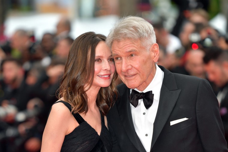 Harrison Ford and Calista Flockhart Walk Red Carpet at Cannes Film Festival