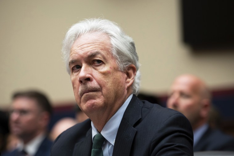 William Burns listens during a House Permanent Select Committee on Intelligence hearing at the Capitol
