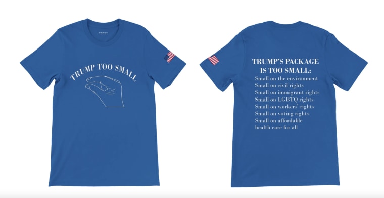 "Trump Too Small" shirts