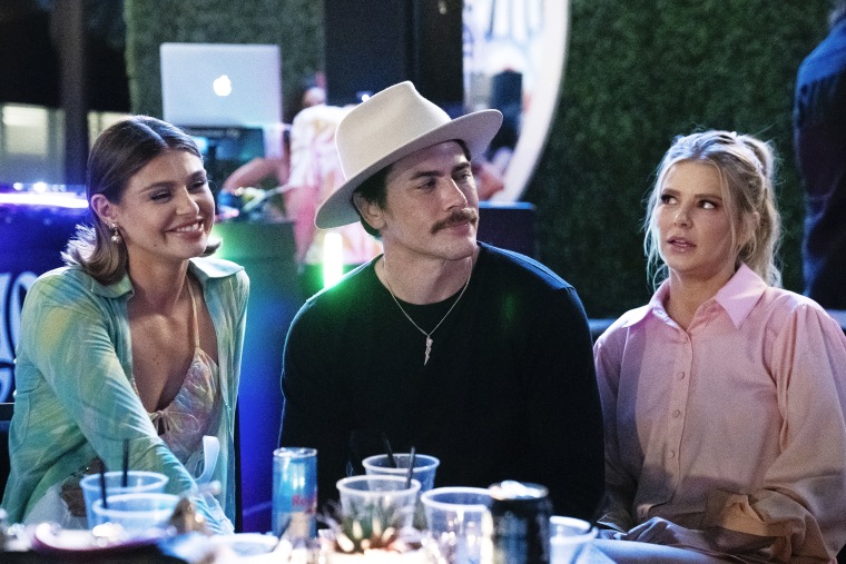 Raquel Leviss, Tom Sandoval, and Ariana Madix on "Vanderpump Rules."