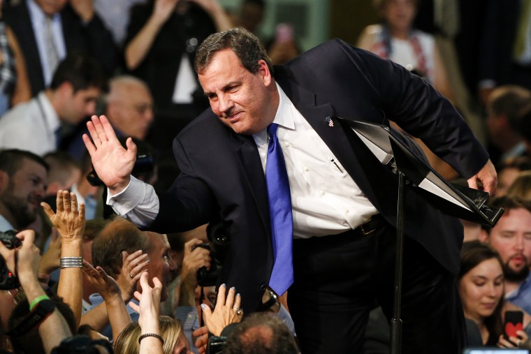 New Jersey Gov. Chris Christie announces he will seek the Republican nomination for president at Livingston High School in Livingston, N.J., on June 30, 2015.