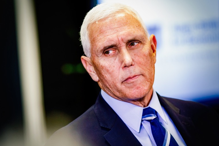 Former Vice President Mike Pence in Miami on Jan. 27, 2023.