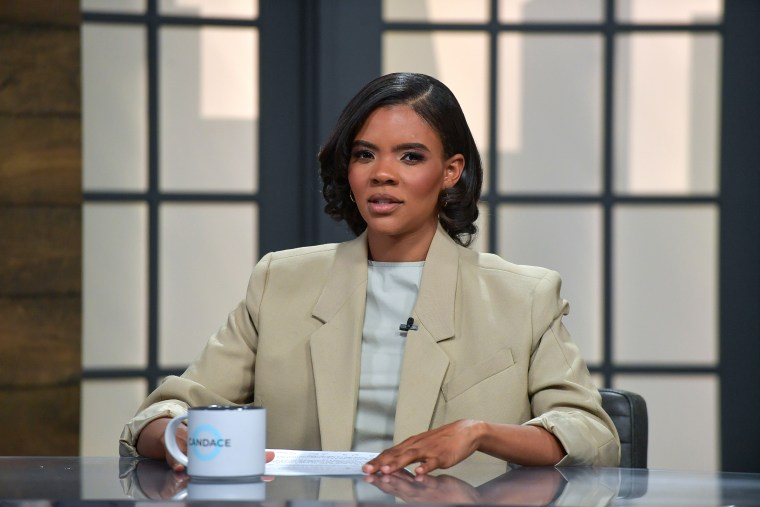 Candace Owens on the set of "Candace" in 2022.