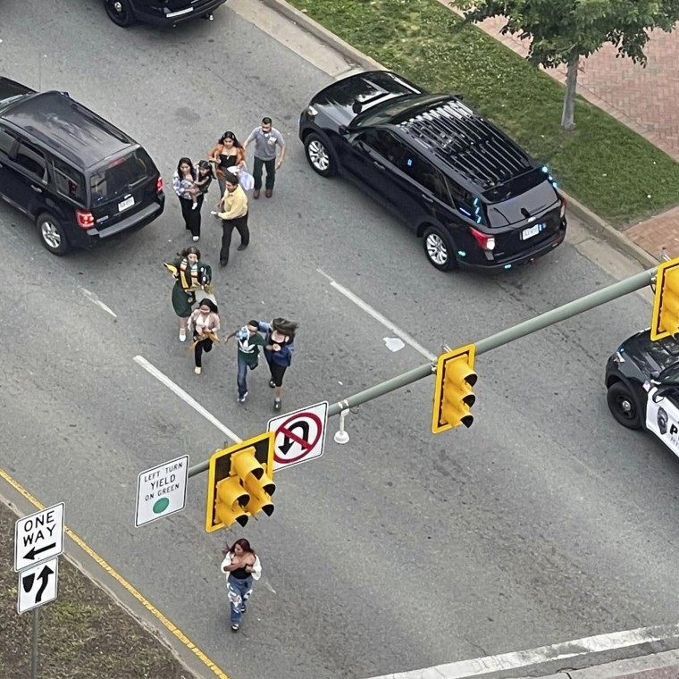 Authorities in Richmond, Virginia, say seven people were shot following a high school graduation ceremony held at a downtown theater near Virginia Commonwealth University. 