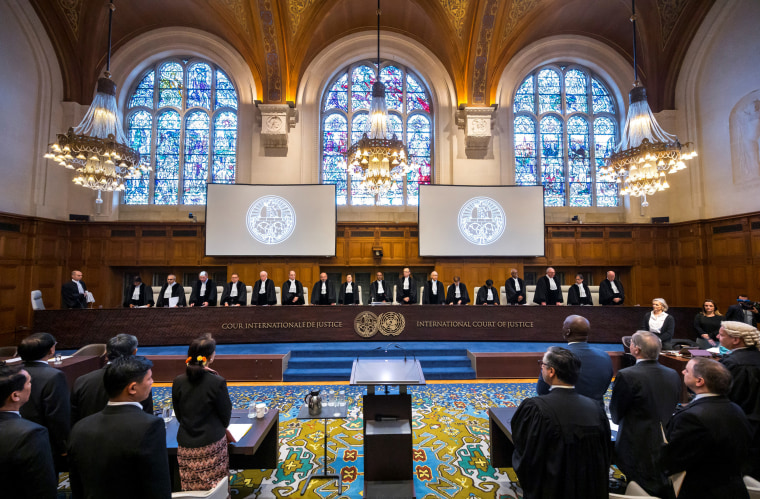 The International Court of Justice in The Hague, Netherlands