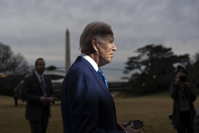 Joe Biden on the South Lawn of the White House