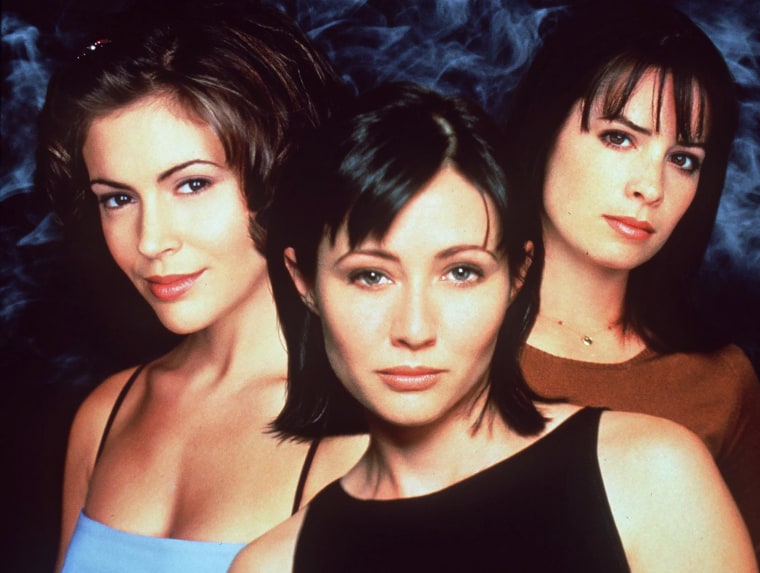 Alyssa Milano, Shannen Doherty and Holly Marie Combs in "Charmed."