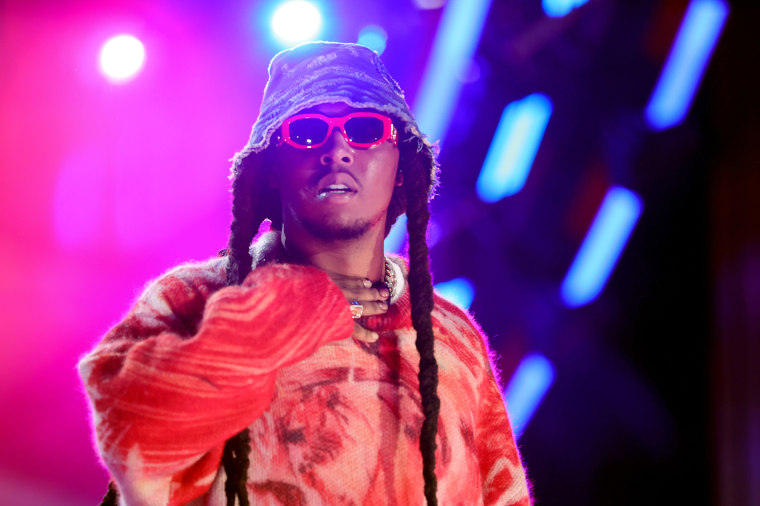 Takeoff performs onstage during Global Citizen Live in Los Angeles