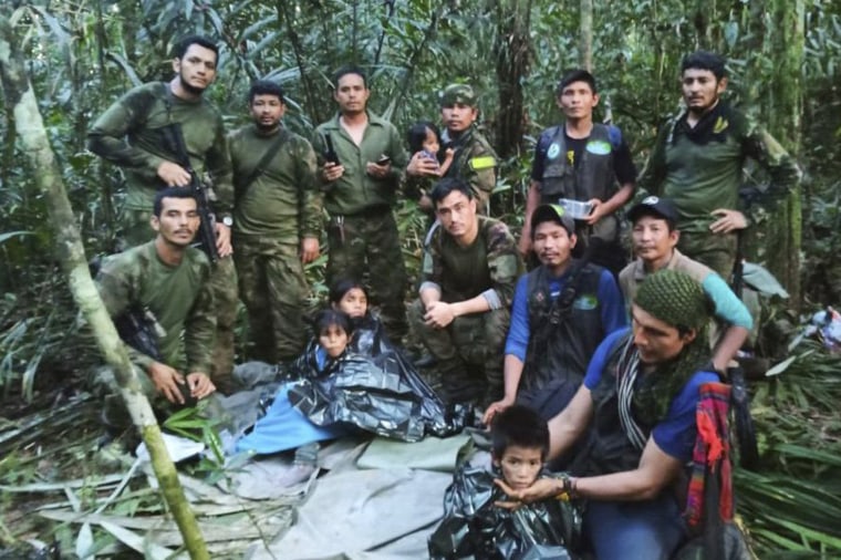 Colombian President Gustavo Petro said Friday that authorities found alive the four children who survived a small plane crash 40 days ago and had been the subject of an intense search in the Amazon jungle.