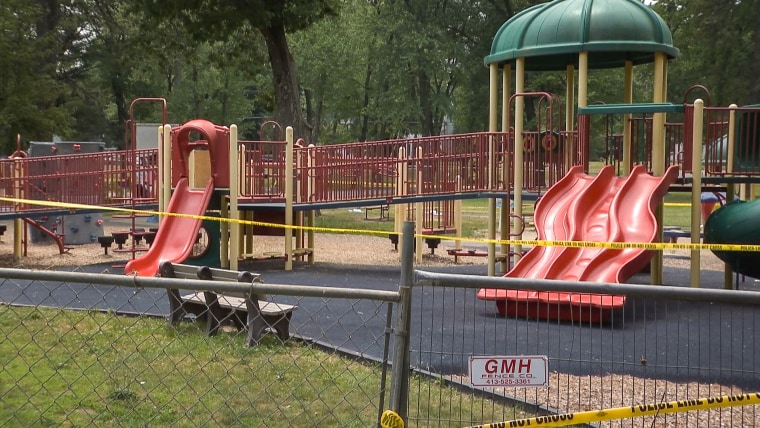 Bliss Park Playground in Longmeadow, Mass.