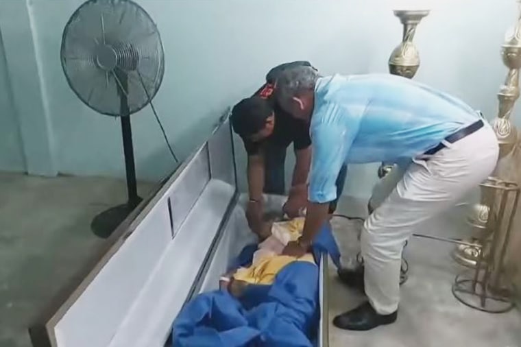 Dead woman revives during her own wake in Ecuador. 
