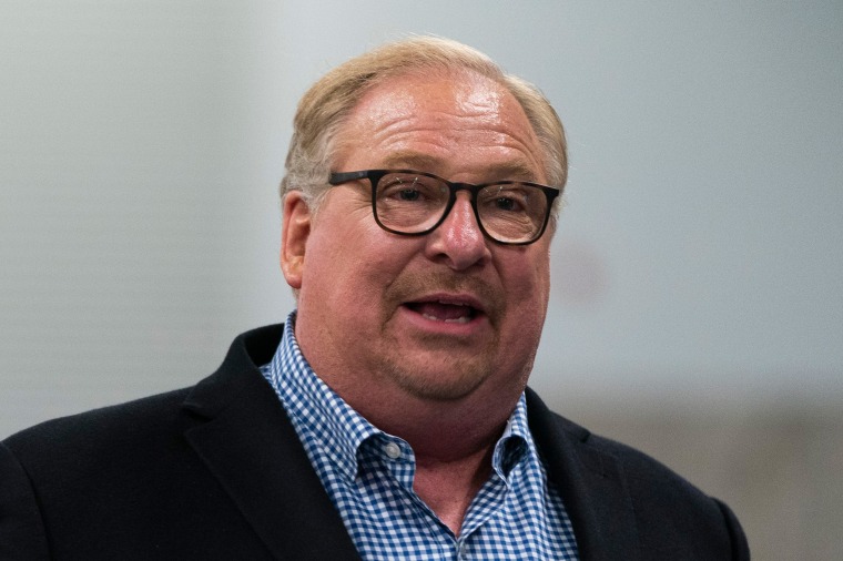 Pastor Rick Warren at the Southern Baptist Convention's annual meeting in Anaheim, Calif., in 2022.