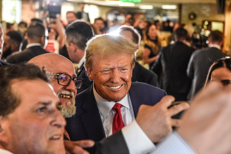 Donald Trump visits the Versailles restaurant in Miami