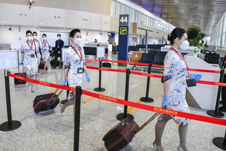 China's Haikou Resumes Passenger Flight Route With Macao
