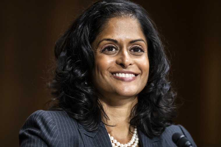 Nusrat Jahan Choudhury, nominee to be U.S. District Judge for the Eastern District of New York, testifies during her Senate Judiciary Committee confirmation hearing on judicial nominations in Dirksen Building on April 27, 2022. 