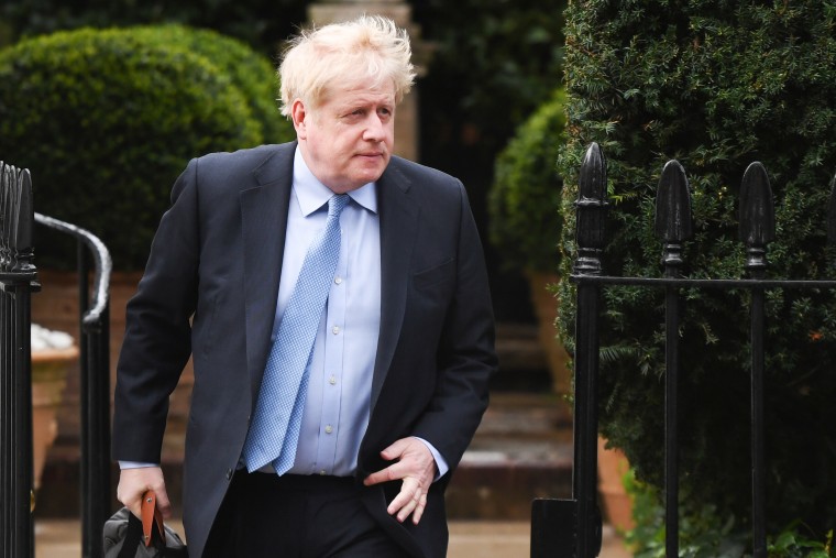 Former UK Prime Minister Boris Johnson Attends Hearing on Misleading Parliament