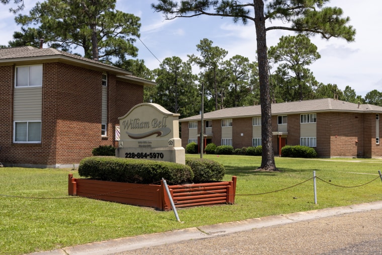 The William Bell apartment complex in Gulfport, Miss.