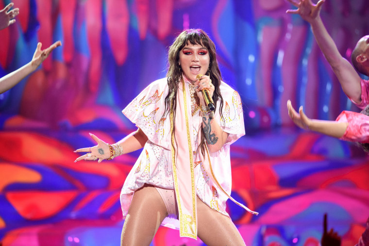 Kesha at the American Music Awards in 2019.