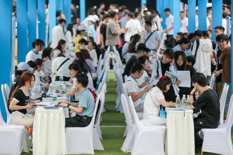 Unemployment among Chinese youths jumped to a record 20.8 percent in May, the National Bureau of Statistics said on June 15, 2023, as the economy's post-Covid growth spurt fades. 