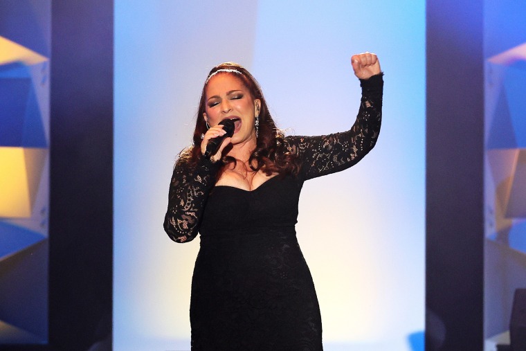 Gloria Estefan performs at the Songwriters Hall of Fame Induction and Awards Gala in New York City on June 15, 2023. 