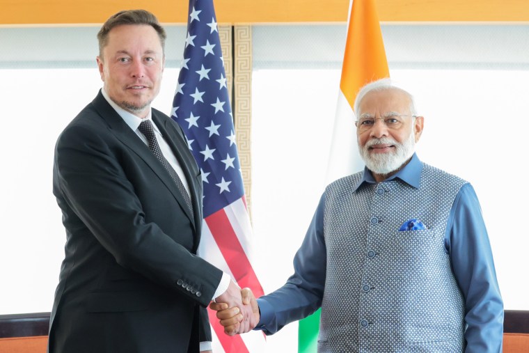 Tesla CEO Elon Musk says he is “incredibly excited about the future of India,” adding that it has “more promise than any large country in the world.”

