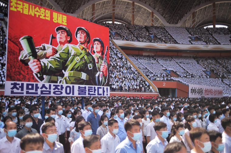 North Korea Anti US Demonstration