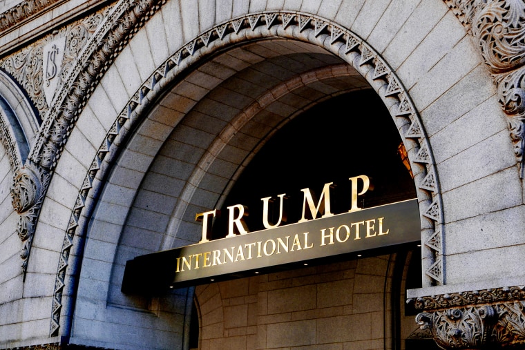 The Trump International Hotel in Washington, D.C., on March 23, 2017.