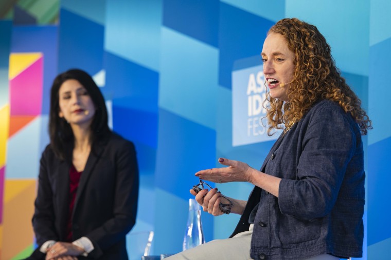 Susan Nossel, CEO of PEN America, on “What to Take Down, What to Leave Up, and Why” at Aspen Ideas Festival in Aspen, Colo. on Tuesday, June 27, 2023. 