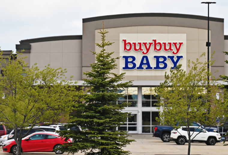 A Buy Buy Baby shop in Edmonton, Alberta.