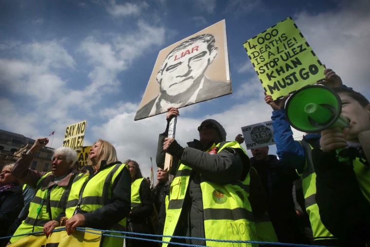 Protest against ULEZ Zone extension and Low Traffic Neighbourhoods