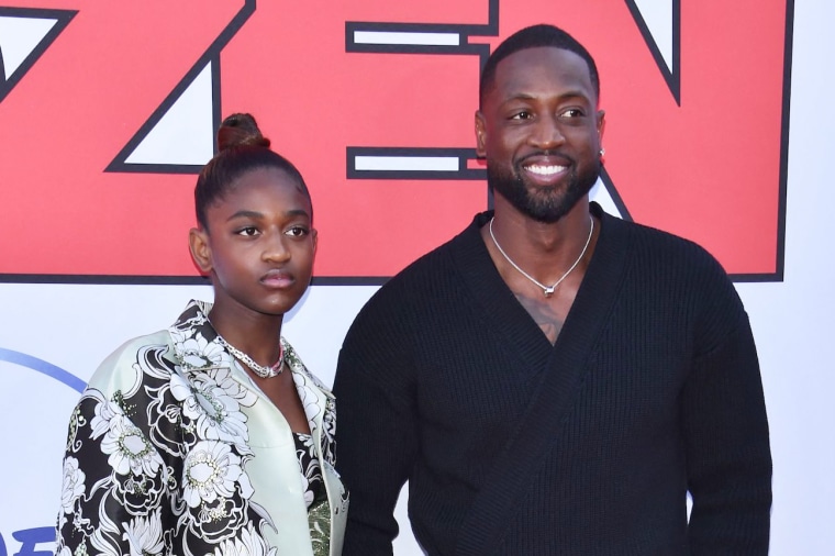 Dwyane Wade says his daughter physically hid from him when she came out to the family