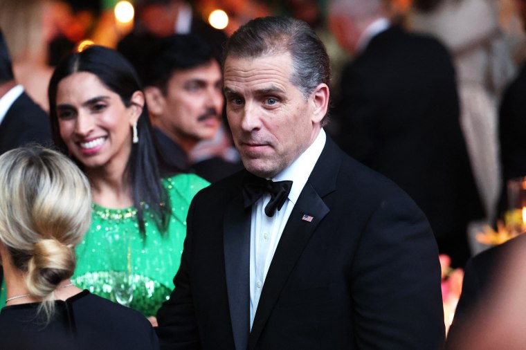 Hunter Biden attends the state dinner at the White House