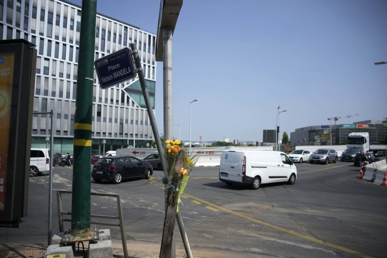 France's government announced heightened police presence around Paris and other big cities and called for calm after scattered violence erupted over the death of a 17-year-old delivery driver who was shot and killed Tuesday June 27, 2023 during a police check. 