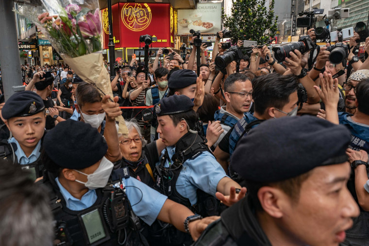 Hong Kong Hosts Pro-Beijing Public Event At Victoria Park