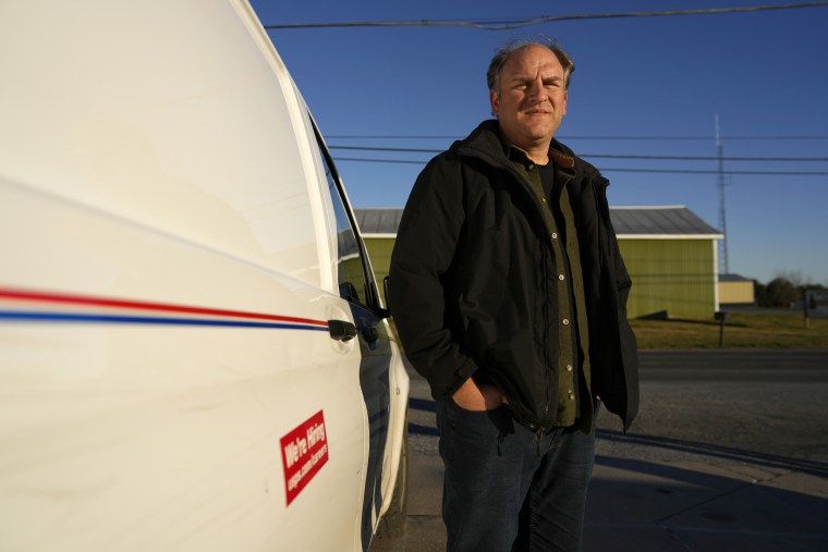 Image: Gerald Groff, a former postal worker whose case will be argued before the Supreme Court, in Holtwood, Pa., in March.