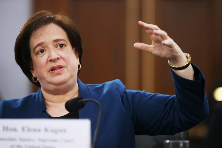 Supreme Court Justice Elana Kagan testifies during a House Appropriations Committee hearing at the Capitol
