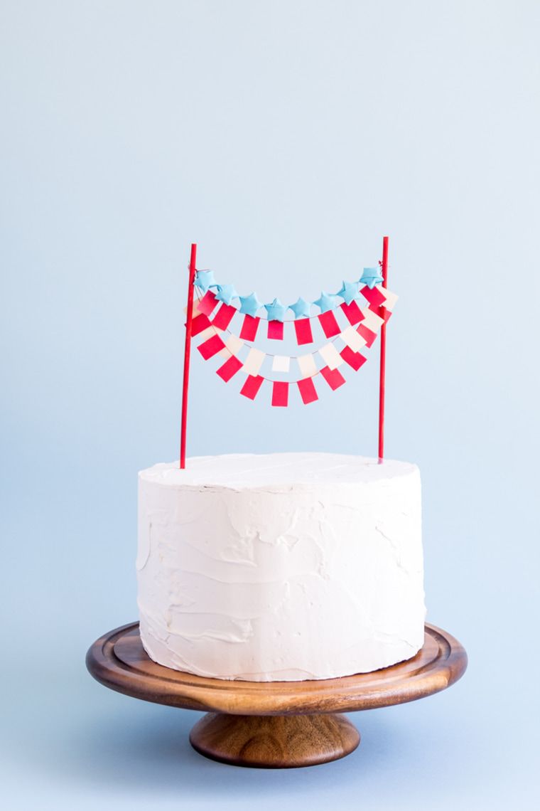 4th of July cake topper