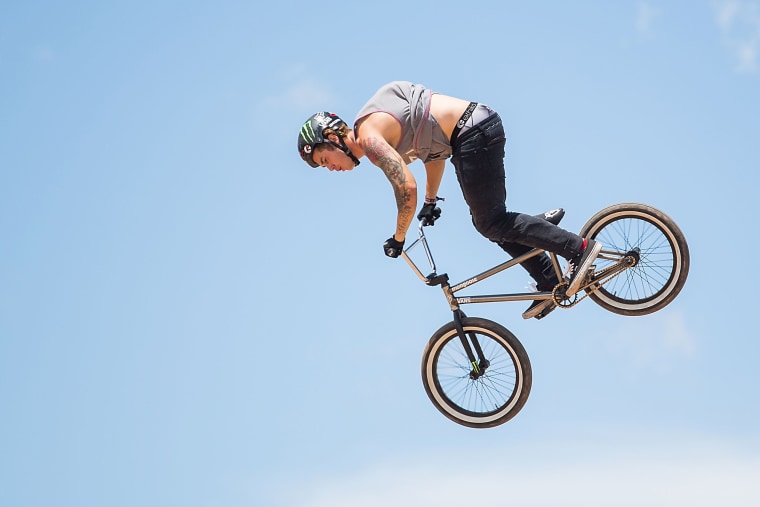 Pat Casey participates in BMX Dirt Practice during X Games Austin at Circuit of The Americas on June 2, 2016 in Austin, Texas. 