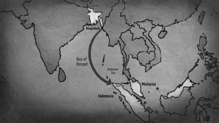 Rohingya dying at sea