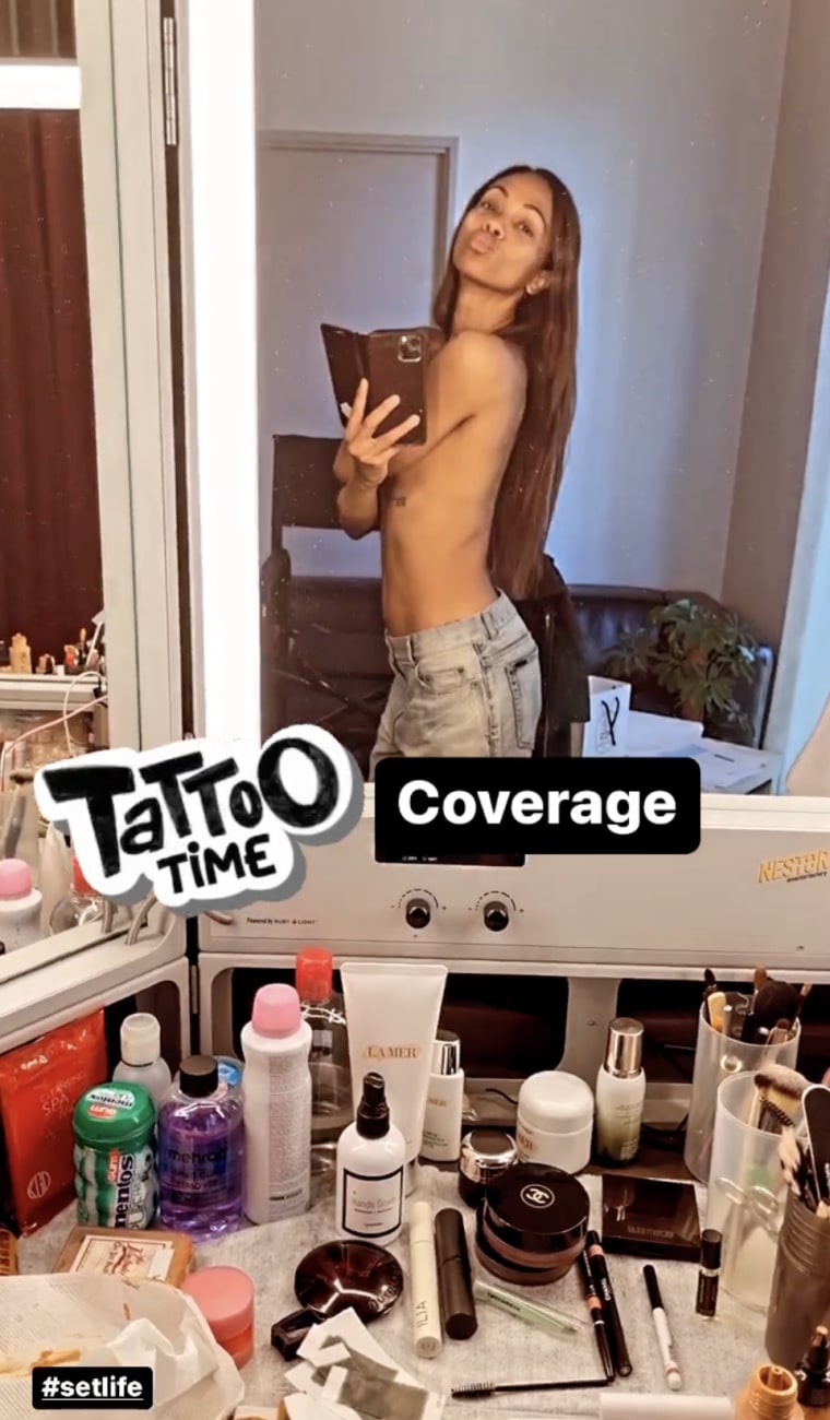 Zoe saldana naked video