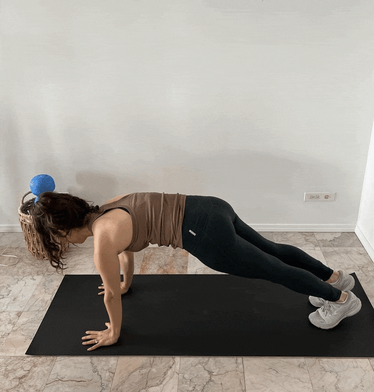 Side plank forearm workout