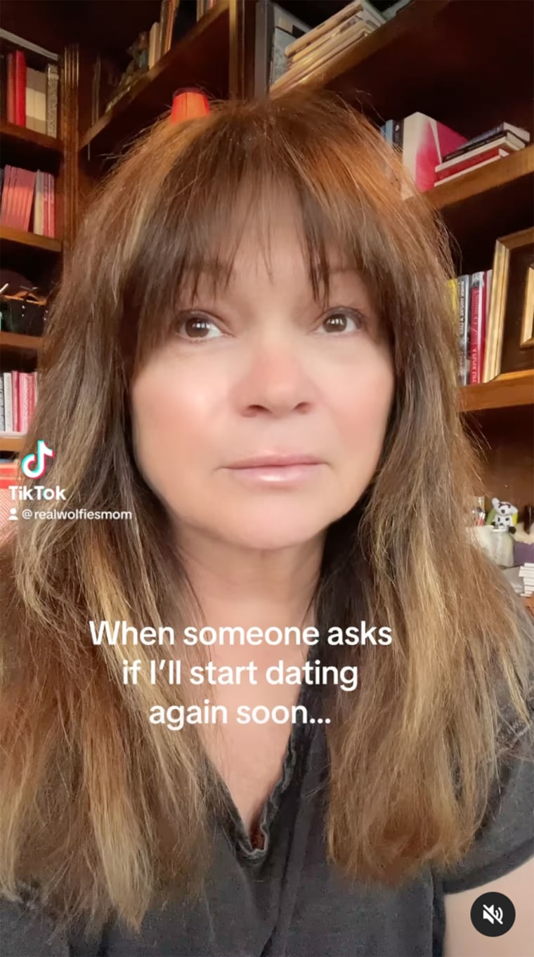 Valerie Bertinelli is in no rush to date again.