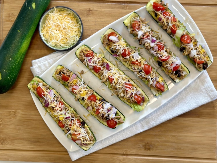 Zucchini Boat Tacos