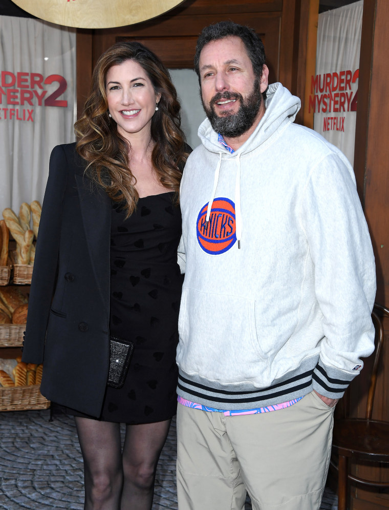 Jackie Sandler and Adam Sandler