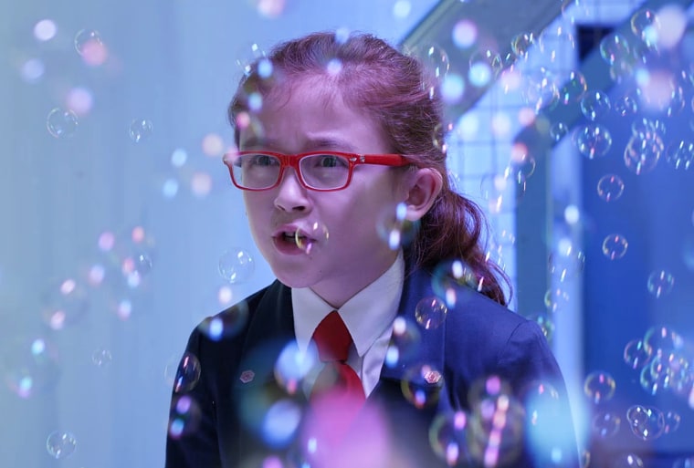Anna Cathcart playing the character Agent Olympia on Odd Squad.