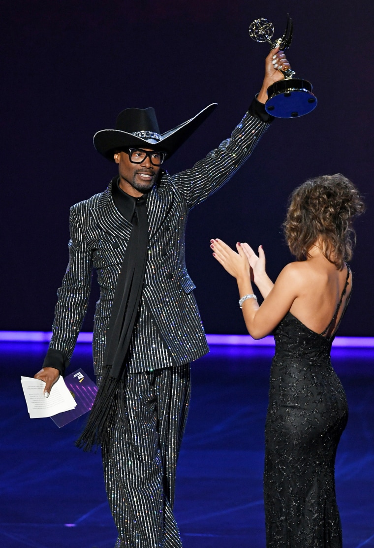 Billy Porter accepts the Outstanding Lead Actor in a Drama Series award for 'Pose' onstage during the 71st Emmy Awards 