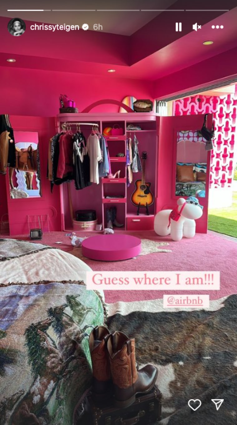 The mother of four shared a photo of Barbie's Malibu DreamHouse.