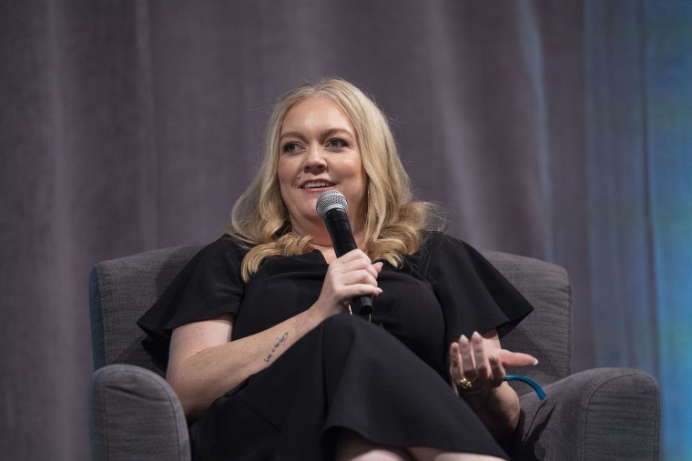 A portrait of JBH and Colleen Hoover on the main stage at Book Bonanza on June 23, 2023 in Grapevine, TX. 