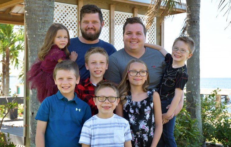 These 6 siblings were separated in foster care. Then 2 dads gave