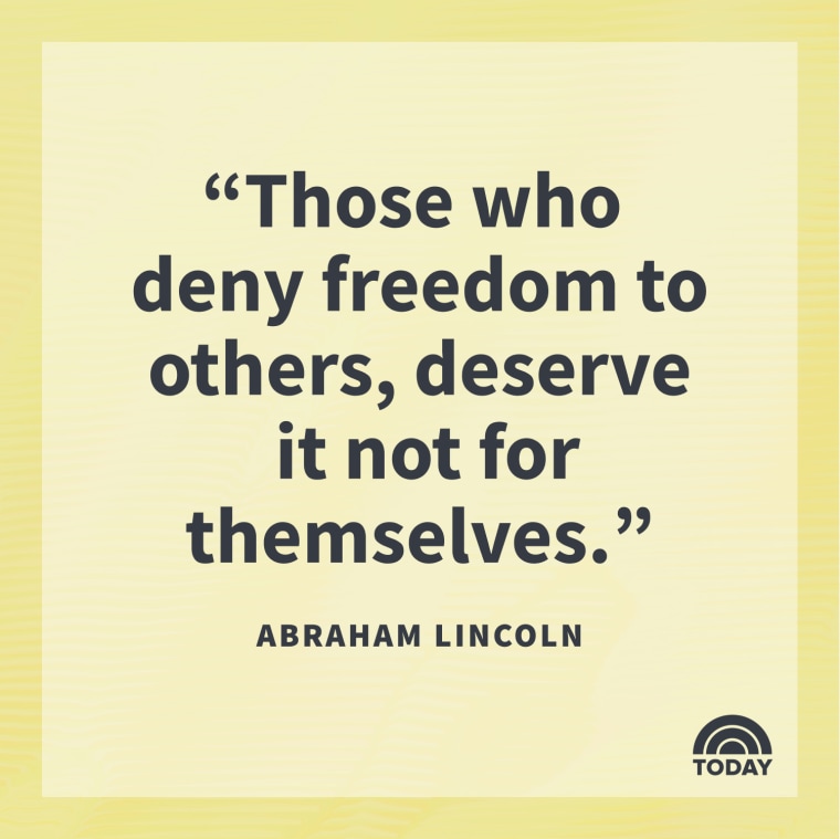freedom quote from Abraham Lincoln